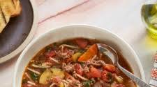 Italian-Style Beef Hamburger Soup