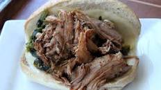 Italian Style Pulled Pork Sandwich