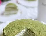Japanese Matcha Green Tea Mille Crepe Cake