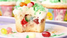 Jelly Bean Cupcakes with Jelly Bellys