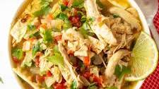 Keto Chicken Tortilla Soup