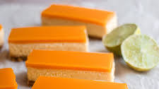 Key Lime Bars with Mango Topping