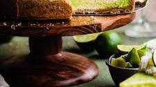 Key Lime Cheesecake with Lime Curd