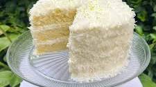 Key Lime Coconut Cake