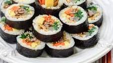 Kimbap (Seaweed rice rolls)