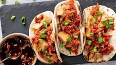 Korean Chicken Tacos