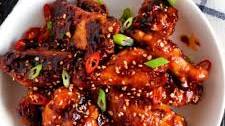 Korean Gochujang Chicken Wings