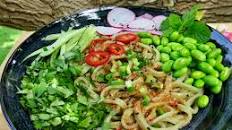 Korean Green Tea Noodle Salad