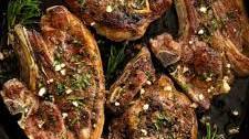 Lamb Chops with Garlic & Herbs