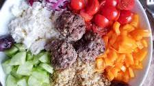 Lamb Meatball Quinoa Bowl