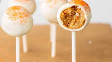 Leftover Carrot Cake Pops