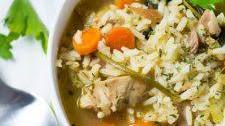 Leftover Turkey and Rice Soup