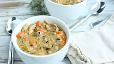 Leftover Turkey and Wild Rice Soup