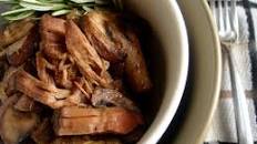 Leftovers: Mushroom Gravy Slow Cooked Rump Roast