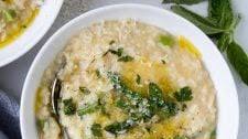 Lemon Asparagus Risotto