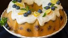 Lemon Blueberry Bundt Cake with Lemon Cream Cheese Icing
