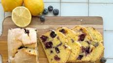 Lemon Blueberry Olive Oil Loaf with Ricotta
