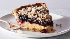 Lemon-Blueberry Streusel Pie