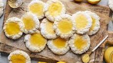 Lemon Butter Cookies With Lemon Curd