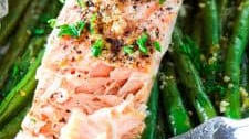 Lemon Butter Garlic Salmon Foil Packs