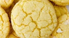 Lemon Cake Mix Cookies