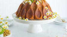 Lemon Chamomile Honey Bundt Cake