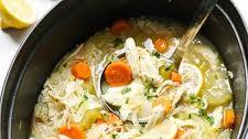 Lemon Chicken and Rice Soup