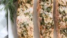 Lemon Dill Marinated Salmon