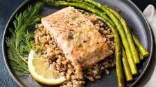 Lemon Dill Salmon and Asparagus