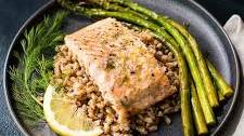 Lemon Dill Salmon and Asparagus