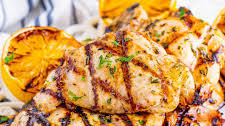 Lemon Garlic Grilled Chicken Thighs