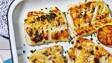 Lemon-Garlic Grilled Cod