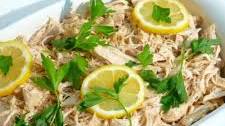 Lemon Garlic Shredded Chicken