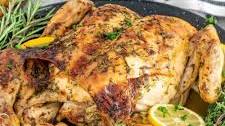 Lemon Garlic Spatchcock Chicken