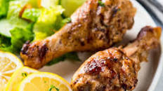 Lemon Herb Grilled Chicken Drumsticks