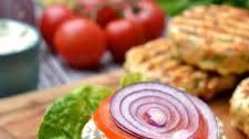 Lemon & Herb Salmon Burgers