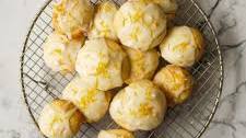 Lemon Olive Oil Cookies with a Lemon Drizzle