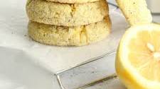 Lemon Poppyseed Cake Mix Crack Cookies
