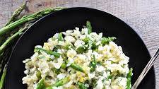 Lemon Risotto with Peas and Asparagus