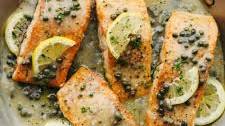 Lemon Salmon Piccata