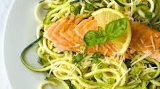 Lemon Salmon with Zucchini Noodles