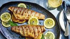 Lemon-Stuffed Grilled Branzino