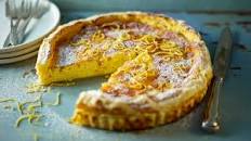 Lemon and ricotta tart
