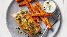 Lemon-herb roasted salmon