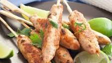 Lemongrass Salmon Skewers