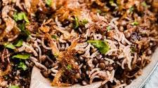 Lentil Rice Pilaf with Caramelized Onions (Mujadara)