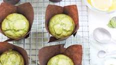 Light and Fluffy Matcha Lemon Mufins