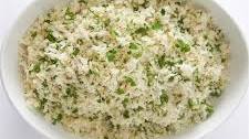 Lime Cilantro Cauliflower "Rice"