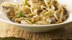 Linguine with Herbed Ricotta and Eggplant