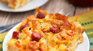 Little Smokie Croissant Breakfast Bake